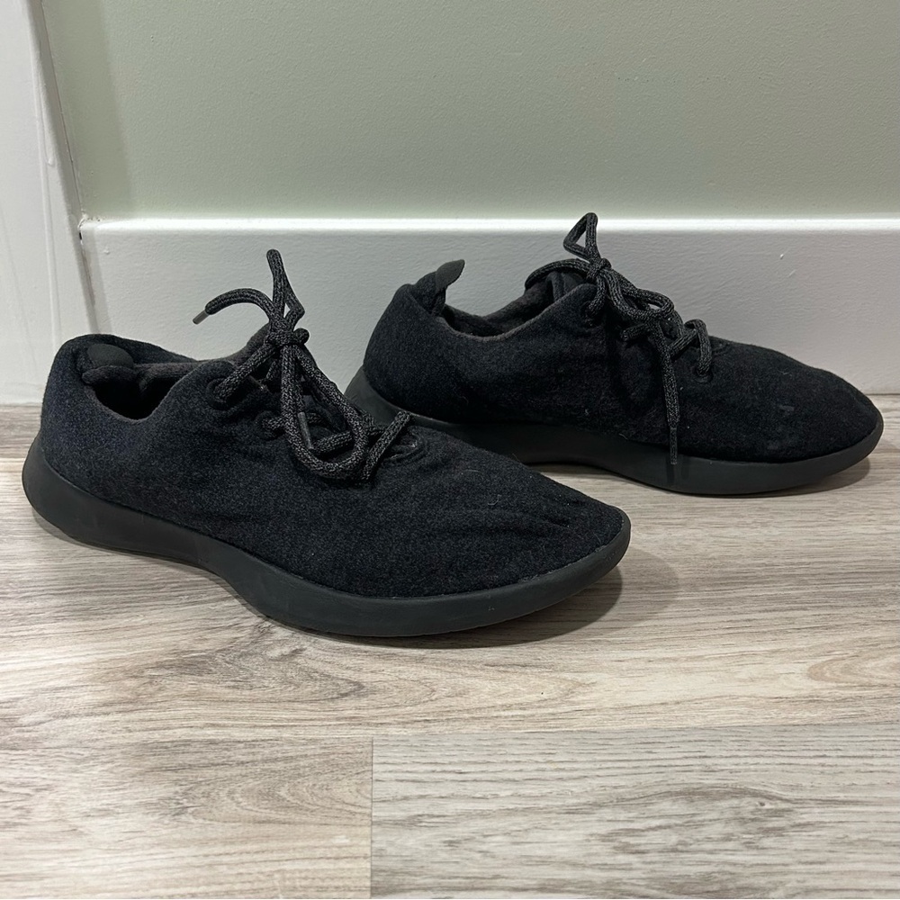 AllBirds Charcoal Wool Runners Machine Washable Men’s Shoes Sneakers Size 10 - Picture 7 of 9